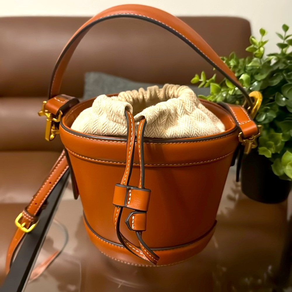 Zara brown Bucket Bag